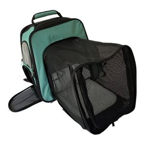 Custom Logo Soft <b>Sided</b> Collapsible Anti Scratch Pet Dog Cat Travel <b>Bag</b> Large Capacity Expandable Pet <b>Bag</b> - Product Image 5