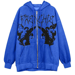 Sudadera con Capucha Holgada Estampada de Moda Personalizada al por Mayor para <span class=keywords><strong>Hombre</strong></span> y Mujer - Product Image 6