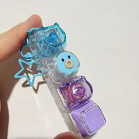 Custom Your Design Keycaps Luminous Click Keychains Click Fidget Keychain Multiple Color Options Stim Toy Stress Relief