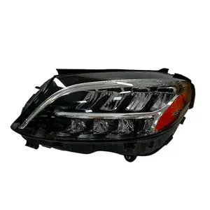 Berlaku untuk Mercedes Benz c-class C200 C260 C300 C205 W205 lampu depan LED versi AS OEM