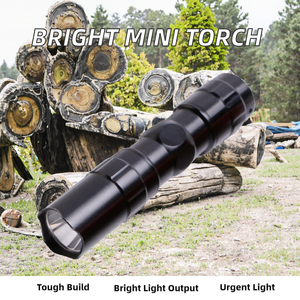 Siêu sáng mini <span class=keywords><strong>Led</strong></span> đèn pin nhỏ cầm tay Túi bút ánh sáng cao lumens AA pin IP65 Hợp kim nhôm cho cắm trại - Product Image 3