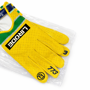 Guantes de Karting y Sim Racing de Cuero Genuino Suave, Totalmente Perforados, con Agarre de Silicona en la Palma, para Hombre - Product Image 2