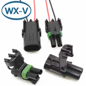 12015792 konektor Harness 2.5 Series 2 lubang DJ3021Y-2.5-11 21 dengan kawat 12010973 12015792 tahan air - Product Image 2