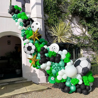 Ensemble de ballons de football en latex à prix d'usine, thème football pour la décoration de fête d'anniversaire d'enfants, design personnalisé