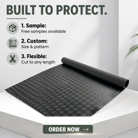 Échantillon Gratuit CE Logo Personnalisé Tapis de Sol en Rouleau Polyvalent Antidérapant en PVC Vinyle, Tapis de Voiture en PVC