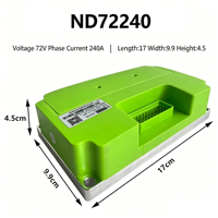Contrôleur intelligent programmable à onde sinusoïdale sans balais Fardriver ND72240 DC IP67 étanche 72V 240A avec garantie d'authenticité