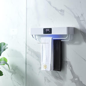 Baño Inodoro Cocina Montado en la pared Crema eléctrica calentada Toalla de baño blanca Tendedero Toalla Desinfección Calentador <span class=keywords><strong>Toallero</strong></span> Barra Estante - Product Image 5