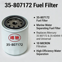Marine-Wasserabscheider-Kraftstofffilter 10 Mikron Ersetzt Mercury 35-807172 35-60494-1 Universal für Boot-Außenbordmotoren