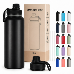 32 oz Stainless Steel Vacuum Insulated Water Bottle Leak Proof Large Capacity Sports Tumbler for Gym Travel Camping - Product Image 1