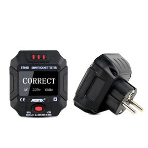 Mestek Socket <strong>Tester</strong> Pro Outlet Detector <strong>RCD</strong> GFCI test Outlet Ground Live Zero Line Polarity Phase Check Voltage Socket <strong>Testers</strong> - Product Image 1