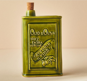 Contenant à huile coloré élégant, texte gravé personnalisé, cruche à huile en céramique avec bouchon, créant une belle pièce d'exposition pour la cuisine - Product Image 3