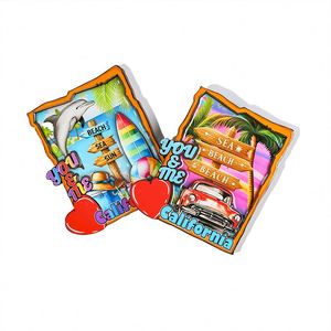 Souvenirs de Californie en gros, aimants de réfrigérateur en bois 3D faits à la main, souvenirs promotionnels à vendre - Product Image 5