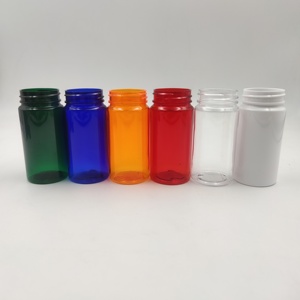<span class=keywords><strong>50</strong></span> <span class=keywords><strong>Ml</strong></span> 100ml 300mlBlack Pet Matte Bpa Jar Contenedor vacío Cápsula Botellas Aluminio Plástico CRC Tapones de rosca - Product Image 4