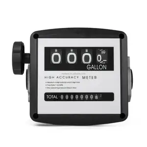 Universal Mechanical Flow Meter 4 Digit Counter Diesel Flow Meter