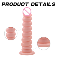 S-Hande Meilleures ventes Accessoires pour machine sexuelle adulte en PVC, Godemichés réalistes géants, Moule de massage pour godemichés à mouvement de poussée