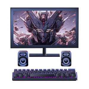 Mini haut-parleur de bureau pour ordinateur portable, subwoofer compact, entrée USB, son stéréo fluide 2.0, haut-parleurs de jeu pour ordinateur - Product Image 1