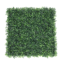 Mur végétal artificiel en herbe, panneau de haie verticale, mélange de fougères et de feuillage floral pour aménagement paysager, jardin commercial, décoration intérieure 50x50cm