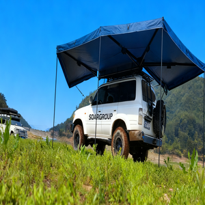 <span class=keywords><strong>Prix</strong></span> d'usine, auvent de voiture rigide 360°, protection solaire extérieure pour véhicule, logo OEM, type à armature droite quatre saisons, tissu Oxford 600D, rapide - Product Image 1
