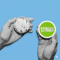 Serigs – Pochettes à snus personnalisables en plastique et métal, accessoires de fumage portables, boîtes à snuffbox avec diverses saveurs, conformes TPD
