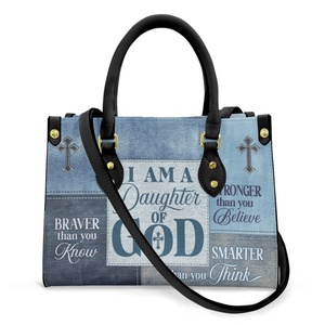 Bolsa <span class=keywords><strong>de</strong></span> Mensajero Vintage Impermeable <span class=keywords><strong>de</strong></span> PU al por Mayor, Bolsa <span class=keywords><strong>de</strong></span> Hombro <span class=keywords><strong>de</strong></span> una Sola Correa para Mujer, Regalo Religioso, Adoración, Amigos, Hija, <span class=keywords><strong>Dios</strong></span> - Product Image 1