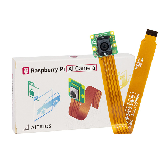 Raspberry Pi Official AI Camera Module with IMX500 Sensor Development Board for RSP Pi-1080p30/720p60 Video Support