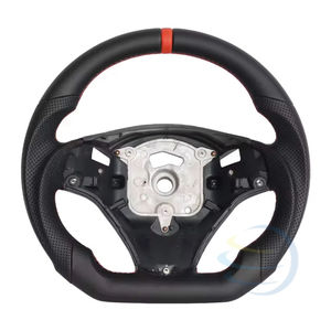 Volante de Fibra de Carbono Personalizado para <span class=keywords><strong>BMW</strong></span> Serie E E90 E60 E46 E92 E87 E39 X5 E70 X6 E71 E82 E93 E36 E91 E46 E53 M3 E63 con Palanca de Cambios - Product Image 2