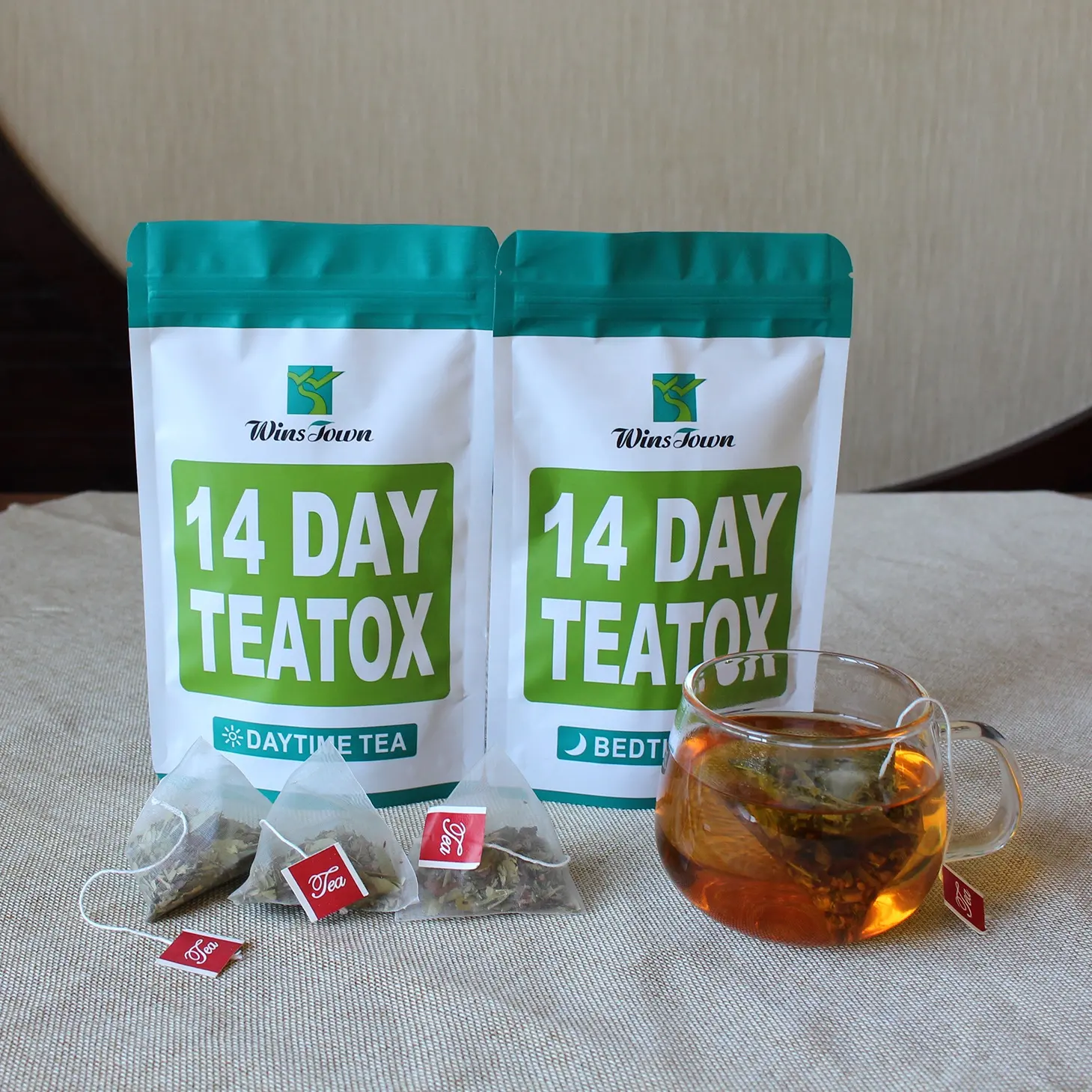 14 Days Detox Morning Tea / Evening Tea No Diet Flat detoxTea