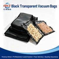 Bolsa de Vacío con Parte Trasera Negra y Parte Delantera Transparente, Grado Alimenticio, a Prueba de Luz, Sellado Térmico, para Alimentos Cocinados y Conservación de Carne