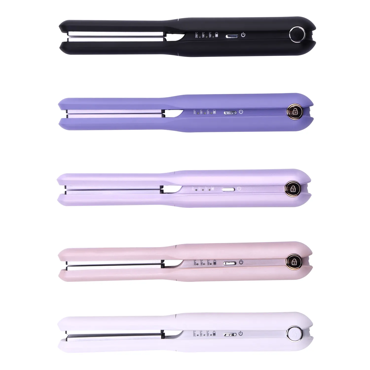 Customized mini flat iron Portable korean hair straightener wireless flat iron for Travel portable mini iron