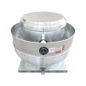 RCU630 50Hz Dak Uitlaat Centrifugaal Upblast Keuken Blower Riem Drive Met Drie Fase