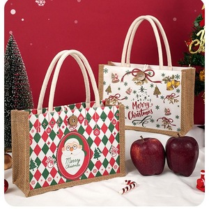 Sacchetti Regalo Natalizi con Coulisse per Caramelle, Sacchetti Porta Dolcetti per Feste, <span class=keywords><strong>Sacchi</strong></span> Festivi Piccoli Rossi Verdi Bianchi, Forniture per Shopping - Product Image 4