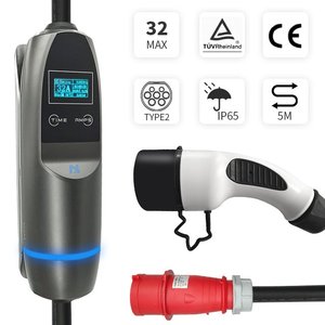 <span class=keywords><strong>Chargeur</strong></span> <span class=keywords><strong>mobile</strong></span> portable Khons AC EV de niveau <span class=keywords><strong>2</strong></span> pour véhicule électrique, 3-22 kW, 32 A, 16 A, <span class=keywords><strong>monophasé</strong></span>, neuf et d'occasion, puissance de sortie 7 kW, 11 kW - Product Image 6