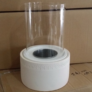Quemador de Chimenea de Piedra Compuesta Blanca Bongo, Modelo BGA11129WT Estilo <span class=keywords><strong>Kamin</strong></span>, Hecho en Zhejiang - Product Image 3