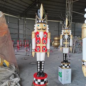 Lớn giáng sinh trang trí khổng lồ nutcracker trang trí ngoài trời thương mại giáng sinh trang trí thiết lập - Product Image 6