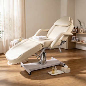 Factory Direct Stainless Steel <strong>Foldable</strong> Portable Adjustable Massage Table Eyelash <strong>Mattress</strong> for Bathroom Use - Product Image 1