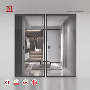 סגסוגת אלומיניום מינימליסטית מדלת פנים דלת כיס עמיד למים לחדר אמבטיה מטבח חדר שינה חם המוכר - Product Image 3