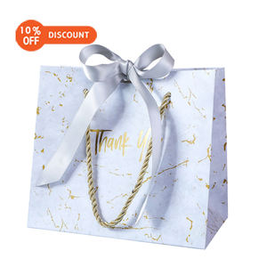 Sac en papier kraft avec motifs <span class=keywords><strong>marbre</strong></span>, produit de luxe personnalisé, de marque, petit sac en papier kraft rose noir, pour cadeau artisanal shopping - Product Image 1