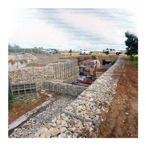 Murs de soutènement durables en gabions galvanisés et revêtus de PVC <span class=keywords><strong>pour</strong></span> les berges de rivière et le support paysager de jardin - Fabricant chinois - Product Image 5