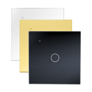 Prise et interrupteur électriques intelligents Wi-Fi à panneau en verre trempé 16A 240V US, vente chaude pour la maison - Product Image 1