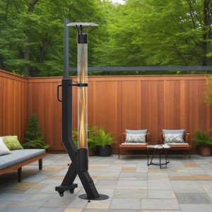 <span class=keywords><strong>Calentador</strong></span> de Jardín Moderno y Económico de Pellets de Madera para Uso en Exteriores, Estufa Rocket Portátil con Tubo de Vidrio y Acero Inoxidable para Patio - Product Image 4