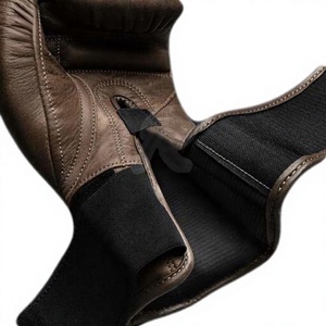 Gants de boxe de gym en cuir durable avec rembourrage en mousse multicouche, antidérapants, légers, fermeture auto-agrippante réglable pour adultes - Product Image 2