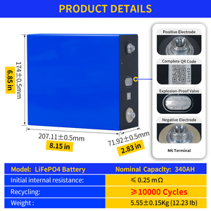 Batería de Iones de Litio de Grado 3.2V 280Ah, Marca LF280K, en Stock en la UE, para Almacenamiento de Energía Solar en Barcos, con 5 Años de Garantía - Product Image 2