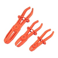 Kit d'outils 3pcs Flexible Nylon Hose Fuel Line Clamp Mixed Sizes Pince à pincer pour radiateur de frein automatique et liquide de refroidissement