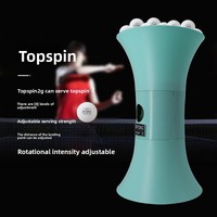 Machine à balles de tennis de table automatique IPONG I0 2G - Appareil d'entraînement portable professionnel pour la maison en ABS vert