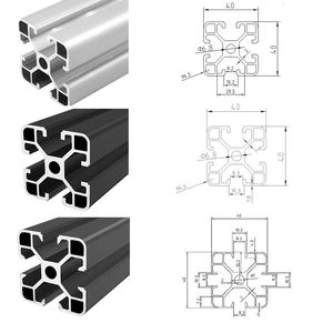 Profilo in Alluminio 8076 45x45 Estruso con Scanalatura a T, Guida Lineare Industriale per Stampante 3D 4590 4545, Taglio Personalizzato - Product Image 5