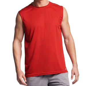 <b>Men's</b> 100% Cotton Tank Top Sleeveless Workout Vest Breathable Quick Dry O-Neck Casual Gym Running Wear - Product Image 1
