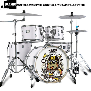 Jingying 2026 - <span class=keywords><strong>Batteria</strong></span> <span class=keywords><strong>per</strong></span> <span class=keywords><strong>Bambini</strong></span> Serie Star di Alta Gamma, 5 Tamburi e 4 Piatti, Strumento a Percussione - Product Image 4