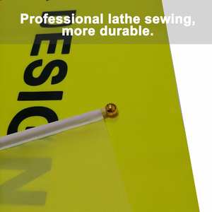 Bannière personnalisée en polyester écologique à suspendre, impression numérique, signalisation personnalisée pour fête d'anniversaire, événement sportif extérieur, équipe - Product Image 4