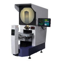Proyector de Perfil Óptico Horizontal de Alta Precisión con Lectura Digital, Comparador de Perfiles para Pruebas de Metrología Industrial