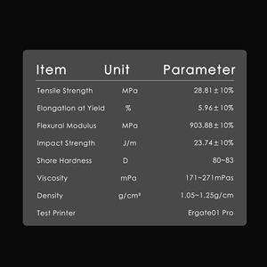 Résine ABS Antinsky pour imprimante 3D LCD, application dentaire, haute résolution, haute précision, haute résistance, durcissement rapide, 1 kg - Product Image 5